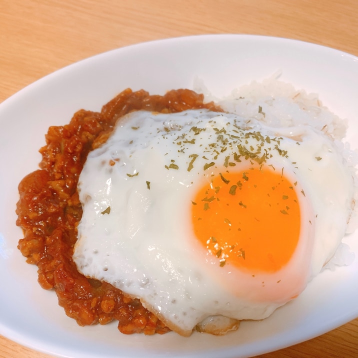 水不使用！トマトドライカレー